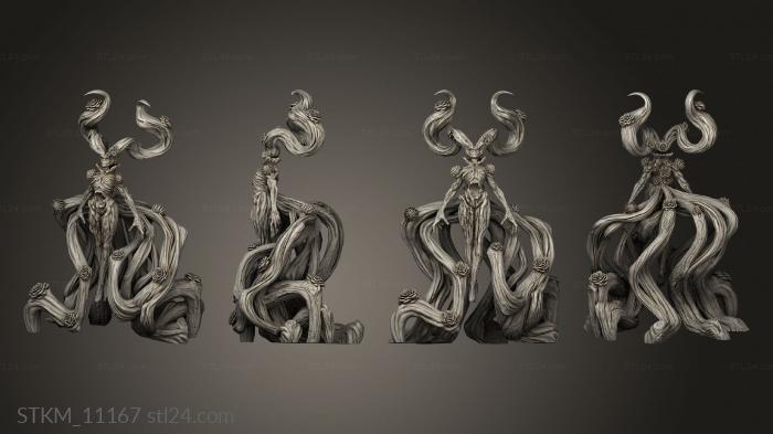 Статуэтки герои, монстры и демоны (Старшие Боги Литалии, STKM_11167) 3D модель для ЧПУ станка