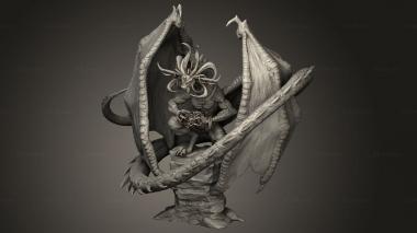 Figurines heroes, monsters and demons (Arcane DRAGON, STKM_11177) 3D models for cnc