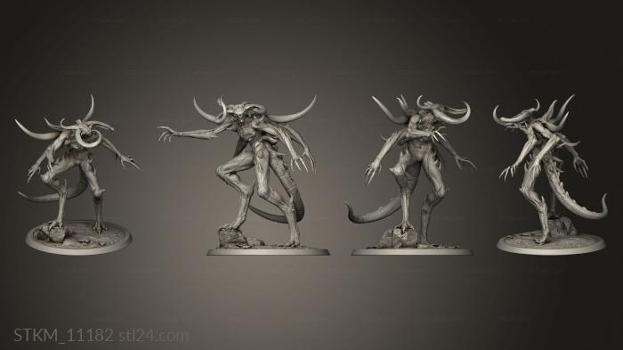 Figurines heroes, monsters and demons (tormentor scout, STKM_11182) 3D models for cnc