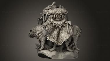 Figurines heroes, monsters and demons (leman russ, STKM_11193) 3D models for cnc