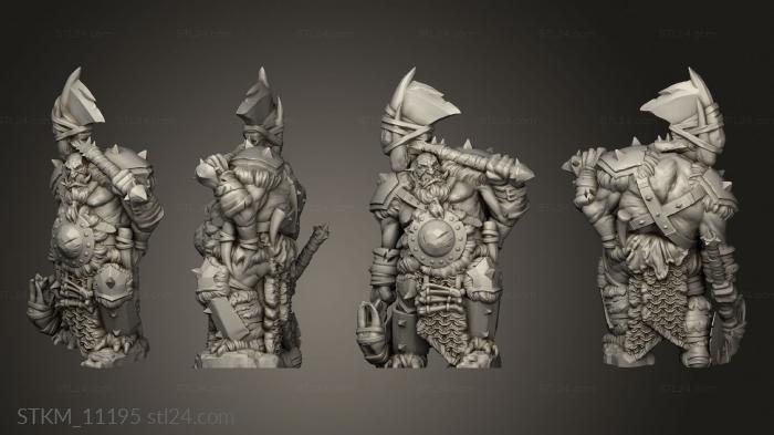 Figurines heroes, monsters and demons (Ogre Variant, STKM_11195) 3D models for cnc