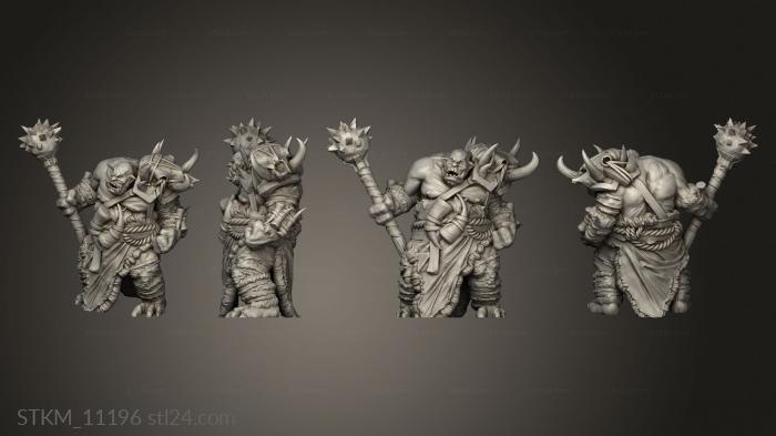 Figurines heroes, monsters and demons (Ogre vara, STKM_11196) 3D models for cnc