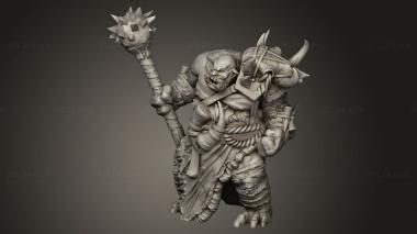 Figurines heroes, monsters and demons (Ogre vara, STKM_11196) 3D models for cnc