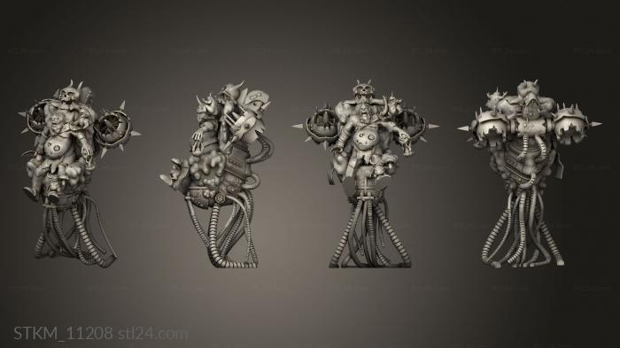 Figurines heroes, monsters and demons (Nurgle Herald Epidemius, STKM_11208) 3D models for cnc