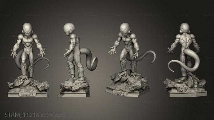 Figurines heroes, monsters and demons (freeze, STKM_11216) 3D models for cnc