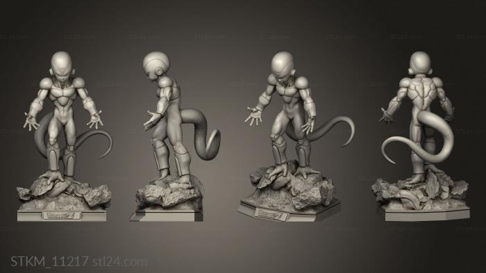 Figurines heroes, monsters and demons (freeze, STKM_11217) 3D models for cnc