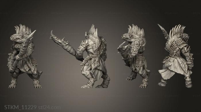 Figurines heroes, monsters and demons (Tyskland Gnoll vara, STKM_11229) 3D models for cnc