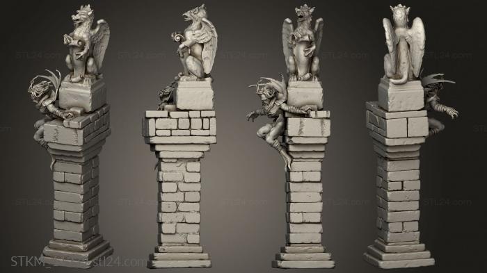 Статуэтки герои, монстры и демоны (Парень из Вечной ночи Пейанс, STKM_11239) 3D модель для ЧПУ станка