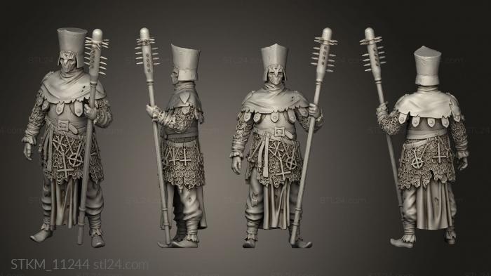 Figurines heroes, monsters and demons (The Penitent Crusade plicators, STKM_11244) 3D models for cnc
