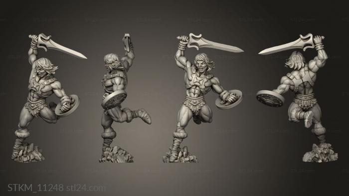 Статуэтки герои, монстры и демоны (Эти Замечательные Люди Дарр, STKM_11248) 3D модель для ЧПУ станка