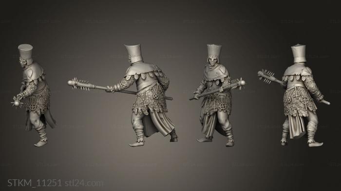 Figurines heroes, monsters and demons (The Penitent Crusade plicators, STKM_11251) 3D models for cnc