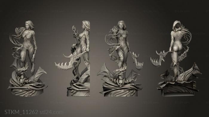 Figurines heroes, monsters and demons (Witchblade Sara Pezzini Entero Plantas, STKM_11262) 3D models for cnc