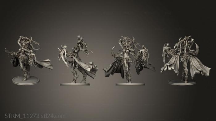 Figurines heroes, monsters and demons (Desire Demon Two Tentacle, STKM_11273) 3D models for cnc