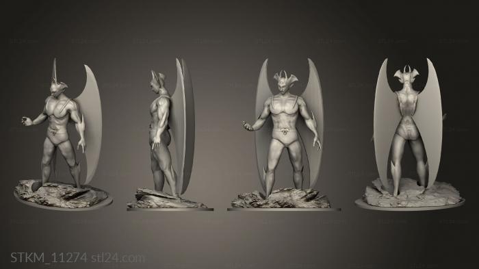 Figurines heroes, monsters and demons (Devilman, STKM_11274) 3D models for cnc