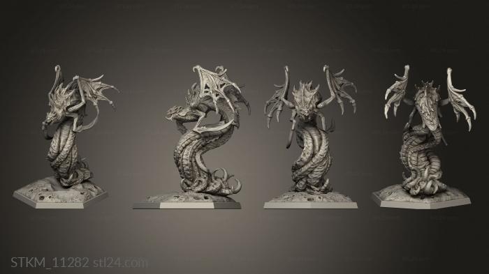 Figurines heroes, monsters and demons (Sci Enemies Adult Diverger, STKM_11282) 3D models for cnc