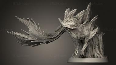 Figurines heroes, monsters and demons (Hybrid Raptor, STKM_11302) 3D models for cnc