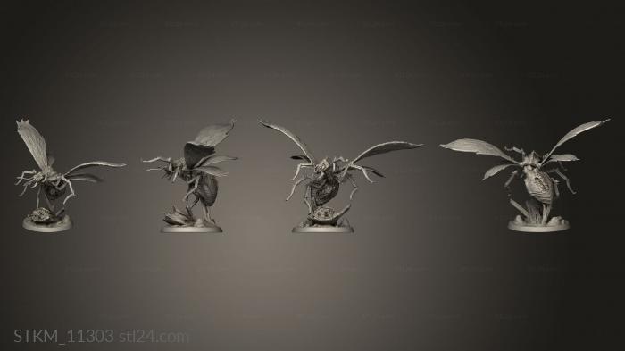 Figurines heroes, monsters and demons (Infestation Goliath Ant, STKM_11303) 3D models for cnc