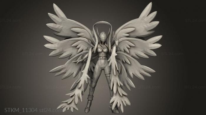 Figurines heroes, monsters and demons (Angewomon, STKM_11304) 3D models for cnc