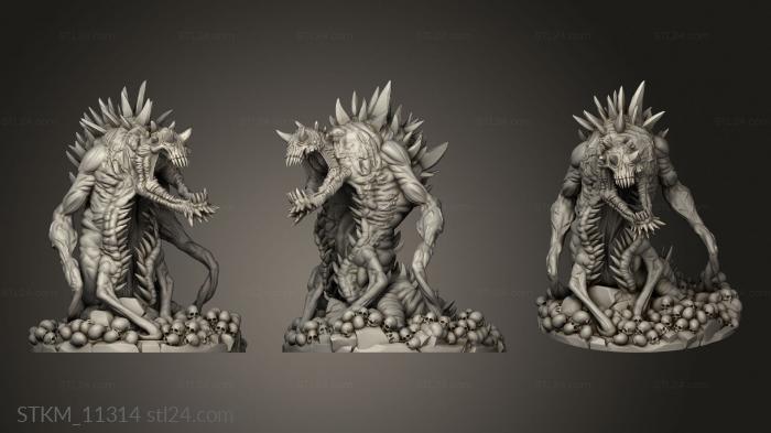 Figurines heroes, monsters and demons (Carrion Dragger, STKM_11314) 3D models for cnc