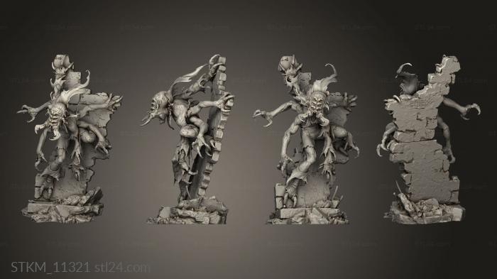 Figurines heroes, monsters and demons (MAN SPIDER, STKM_11321) 3D models for cnc