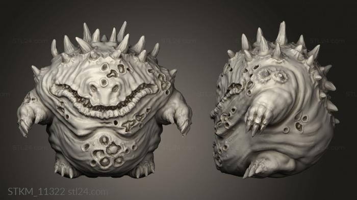 Figurines heroes, monsters and demons (Nurgle Nurgling Fat, STKM_11322) 3D models for cnc