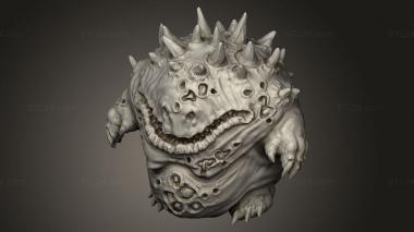 Figurines heroes, monsters and demons (Nurgle Nurgling Fat, STKM_11322) 3D models for cnc