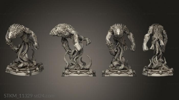 Figurines heroes, monsters and demons (Chaos Lvl IX troll, STKM_11329) 3D models for cnc