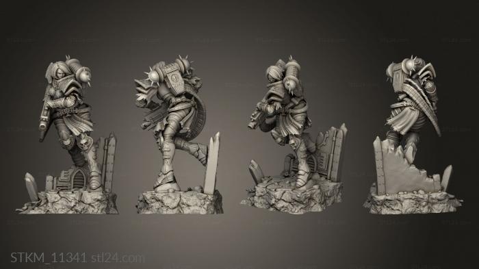 Figurines heroes, monsters and demons (Warhammy Waifu Warhammer, STKM_11341) 3D models for cnc