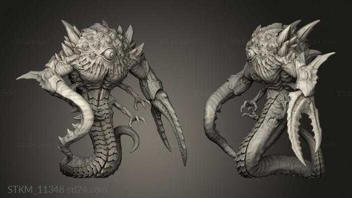 Figurines heroes, monsters and demons (Somnar I Reaver Main, STKM_11348) 3D models for cnc