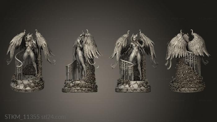 Figurines heroes, monsters and demons (Almeria Vs Angie nfsw, STKM_11355) 3D models for cnc