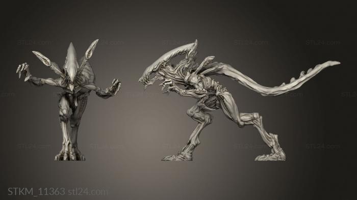 Figurines heroes, monsters and demons (Creatures from behind the veil Void Hunter Workers, STKM_11363) 3D models for cnc