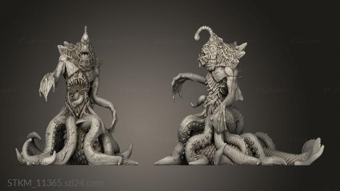 Figurines heroes, monsters and demons (Dagon Big Size, STKM_11365) 3D models for cnc