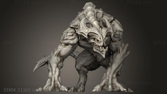 Figurines heroes, monsters and demons (AH Snatchers, STKM_11369) 3D models for cnc