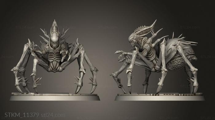 Figurines heroes, monsters and demons (ALIEN BRUTAL LURKER, STKM_11379) 3D models for cnc