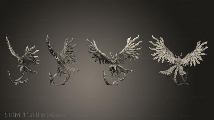 Figurines heroes, monsters and demons (Classic Phoenix, STKM_11388) 3D models for cnc