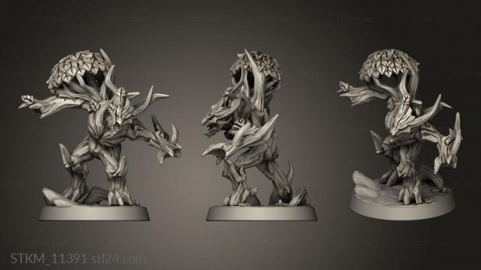 Figurines heroes, monsters and demons (Arverian Woodkeepers Arboriin, STKM_11391) 3D models for cnc