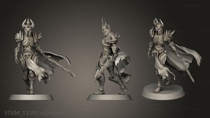 Figurines heroes, monsters and demons (ashinnaable, STKM_11392) 3D models for cnc