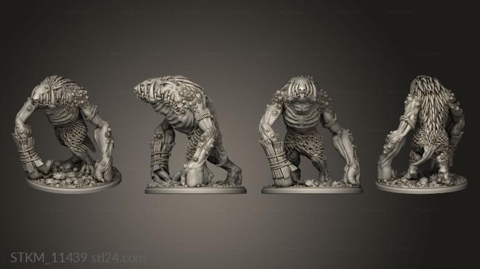 Figurines heroes, monsters and demons (Chaos Lvl IX troll, STKM_11439) 3D models for cnc
