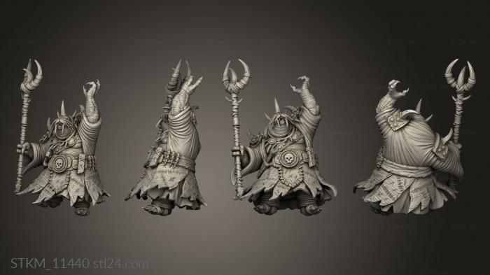 Figurines heroes, monsters and demons (Odobenus, STKM_11440) 3D models for cnc