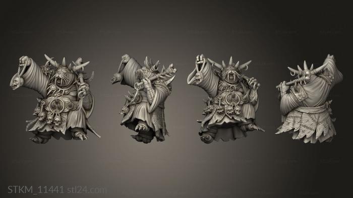 Figurines heroes, monsters and demons (Odobenus, STKM_11441) 3D models for cnc
