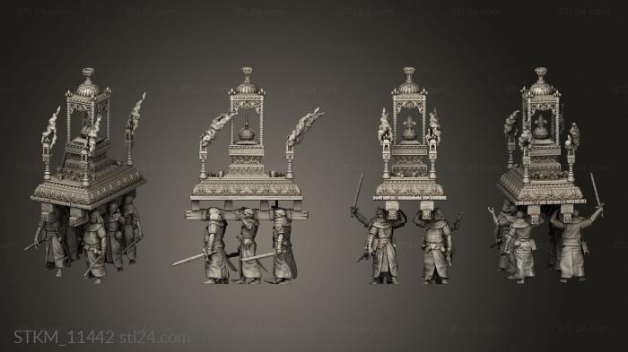 Figurines heroes, monsters and demons (Bed Shrine Calyx Wanderer Holder, STKM_11442) 3D models for cnc