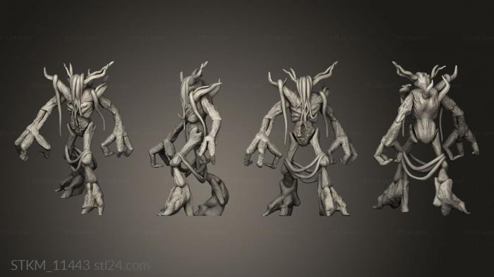 Figurines heroes, monsters and demons (Treant Spooky, STKM_11443) 3D models for cnc