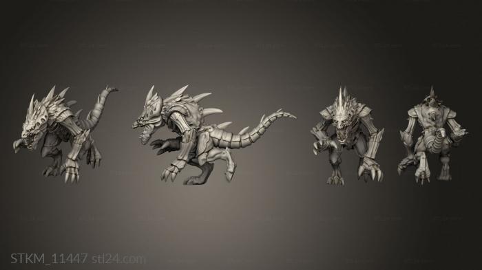 Figurines heroes, monsters and demons (AH Assault, STKM_11447) 3D models for cnc