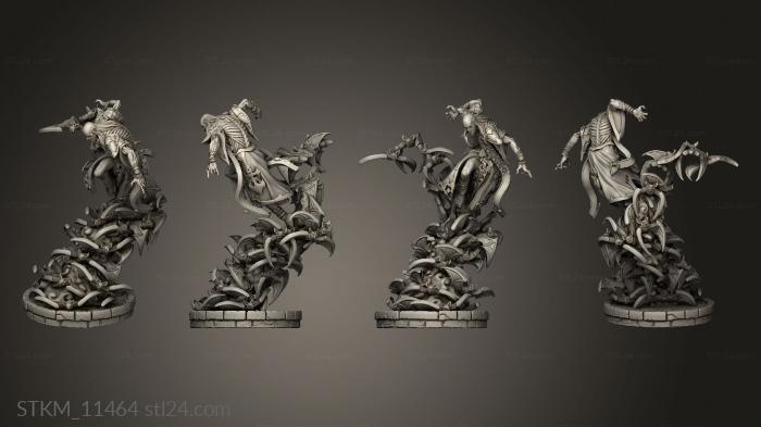 Figurines heroes, monsters and demons (Vermilach, STKM_11464) 3D models for cnc
