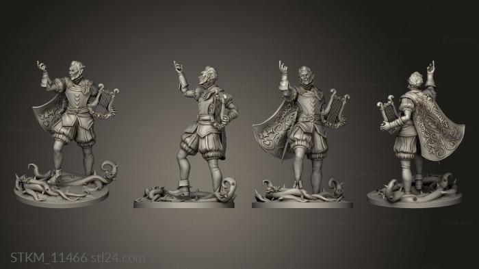 Figurines heroes, monsters and demons (Alice in Nightmareland Knave Hearts thorns, STKM_11466) 3D models for cnc