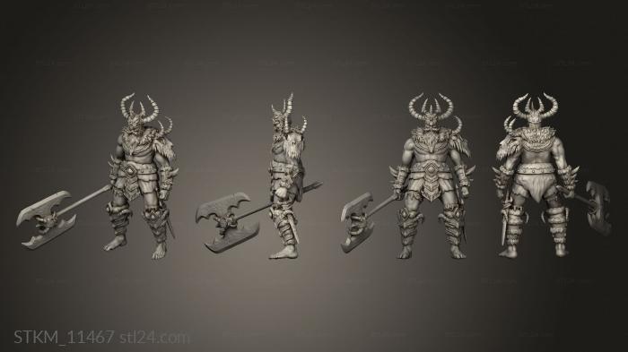 Figurines heroes, monsters and demons (Cursed Forge frost giant huge, STKM_11467) 3D models for cnc