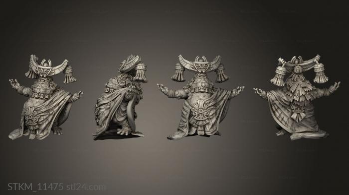 Figurines heroes, monsters and demons (Acolytes Ziskalb, STKM_11475) 3D models for cnc