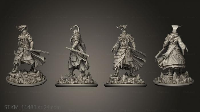 Figurines heroes, monsters and demons (China Jade Emperor, STKM_11483) 3D models for cnc