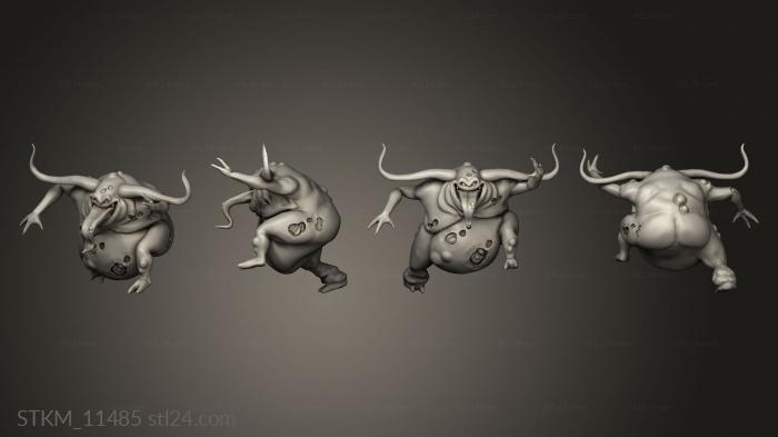 Figurines heroes, monsters and demons (Nurgle, STKM_11485) 3D models for cnc
