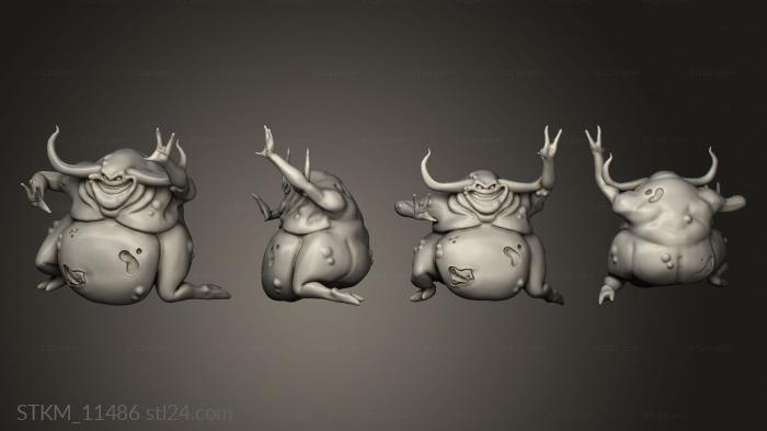 Figurines heroes, monsters and demons (Nurgle, STKM_11486) 3D models for cnc